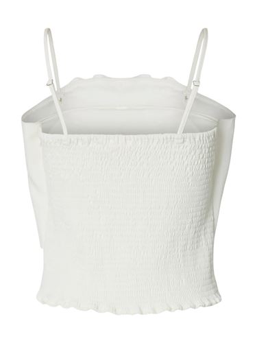 Toppar - Slfvinelle pleated bandeau top – white